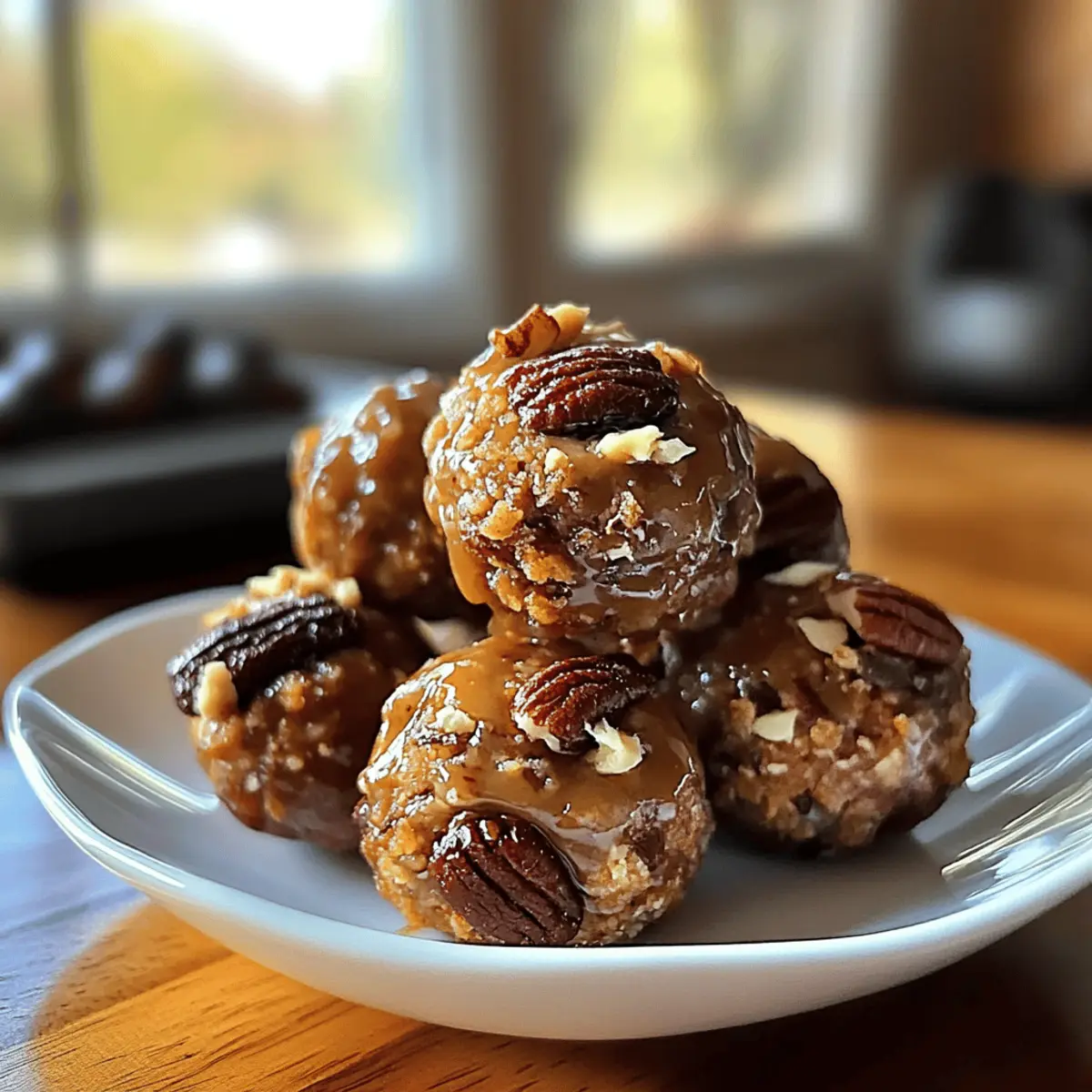 No-Bake Pecan Pie Balls