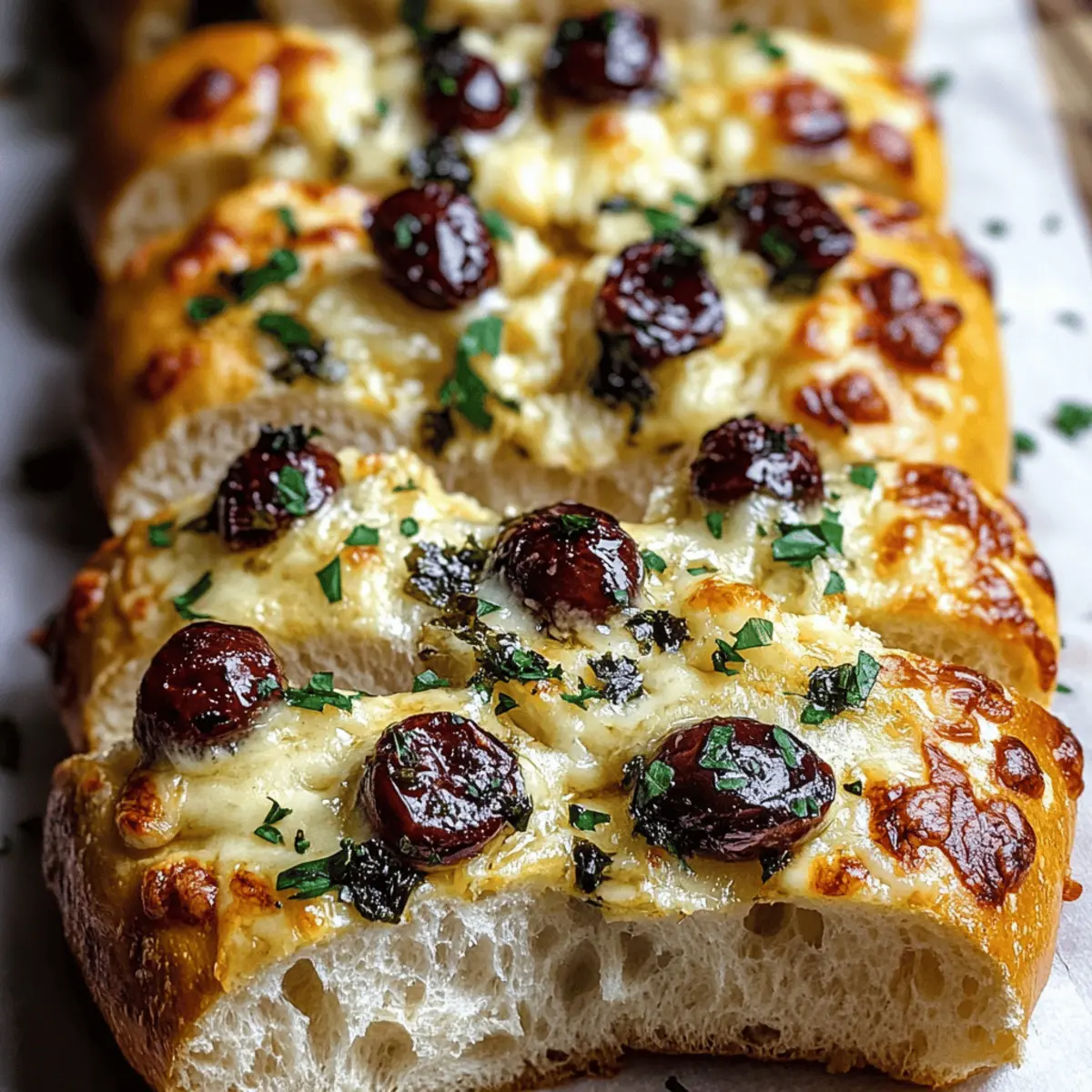 Olive Cheese Bread