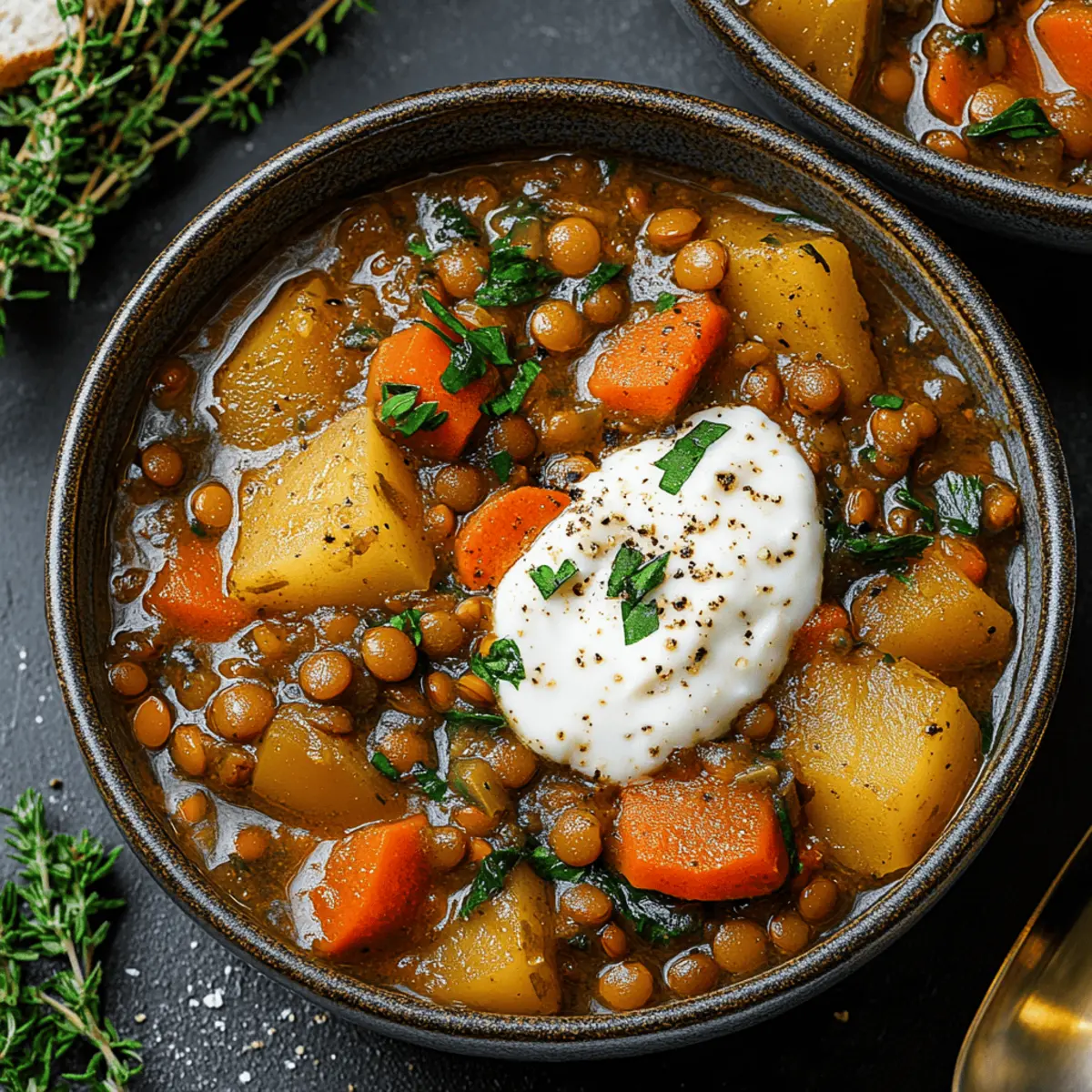 One-Pot Vegetable & Lentil Stew