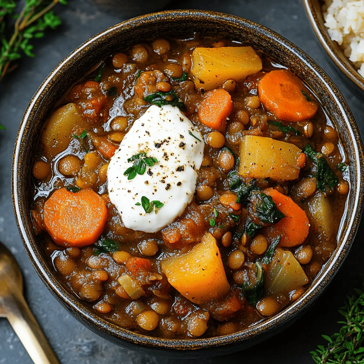 One-Pot Vegetable & Lentil Stew