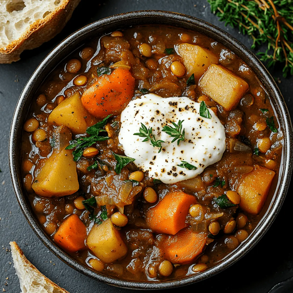 One-Pot Vegetable & Lentil Stew