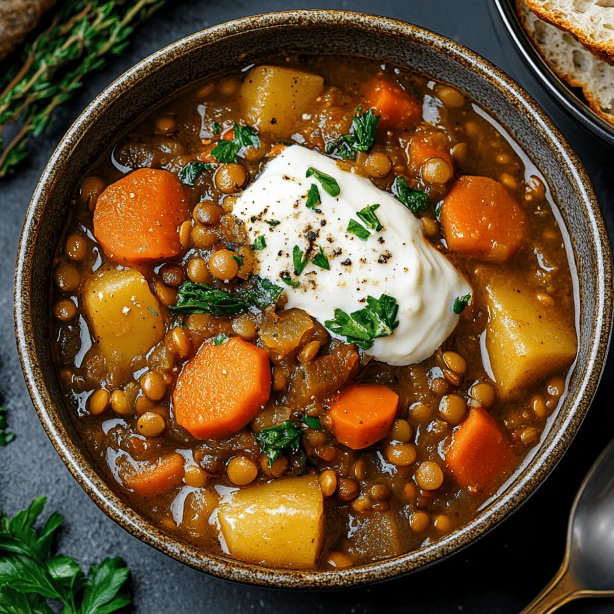 One-Pot Vegetable & Lentil Stew