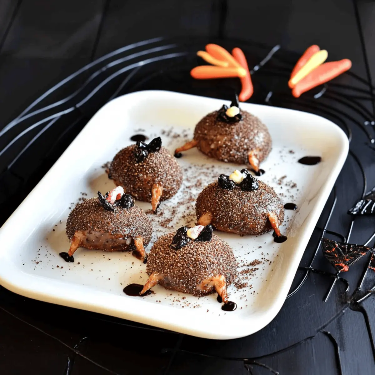 Strawberry and Chocolate Fudge Mice