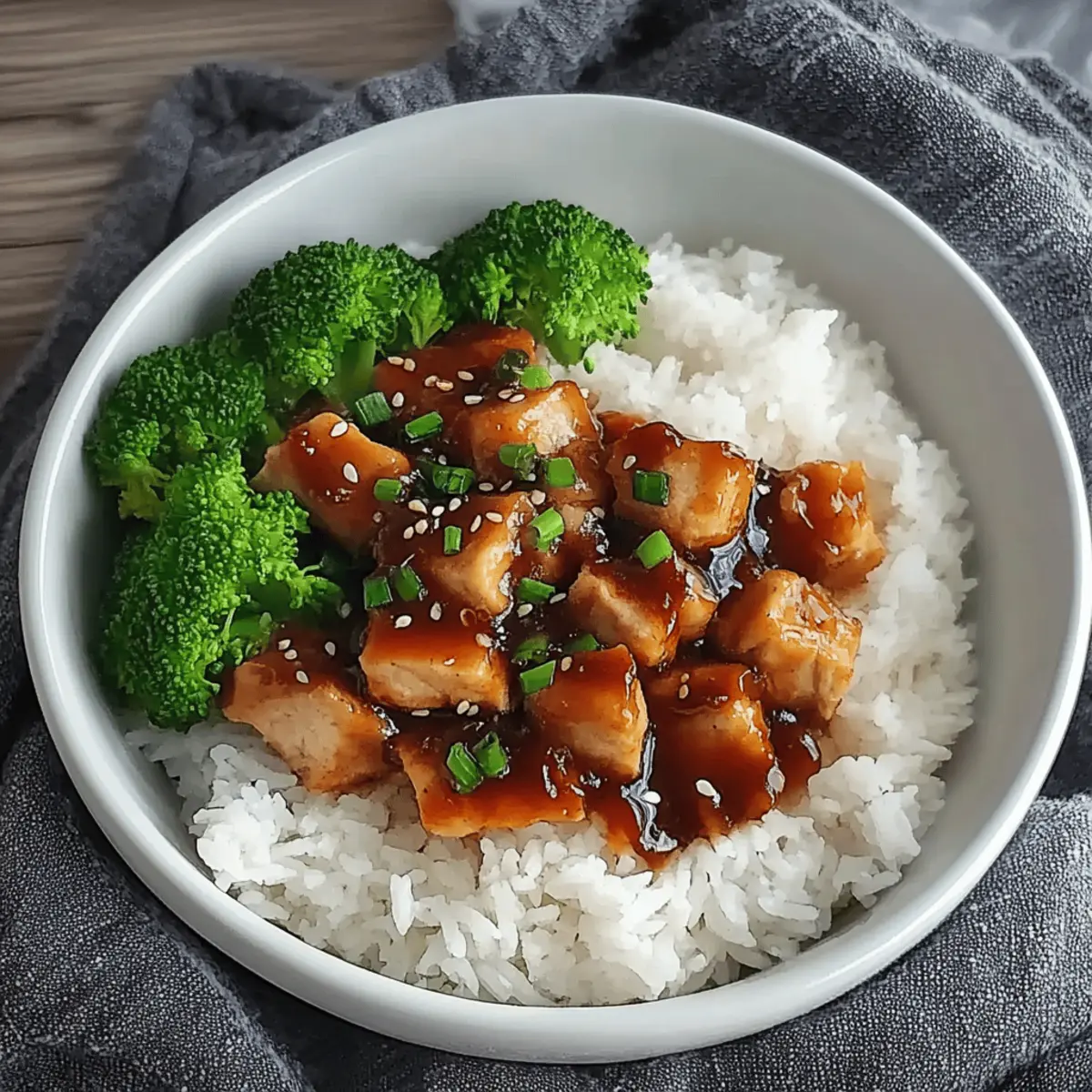 Teriyaki Chicken Rice Bowl