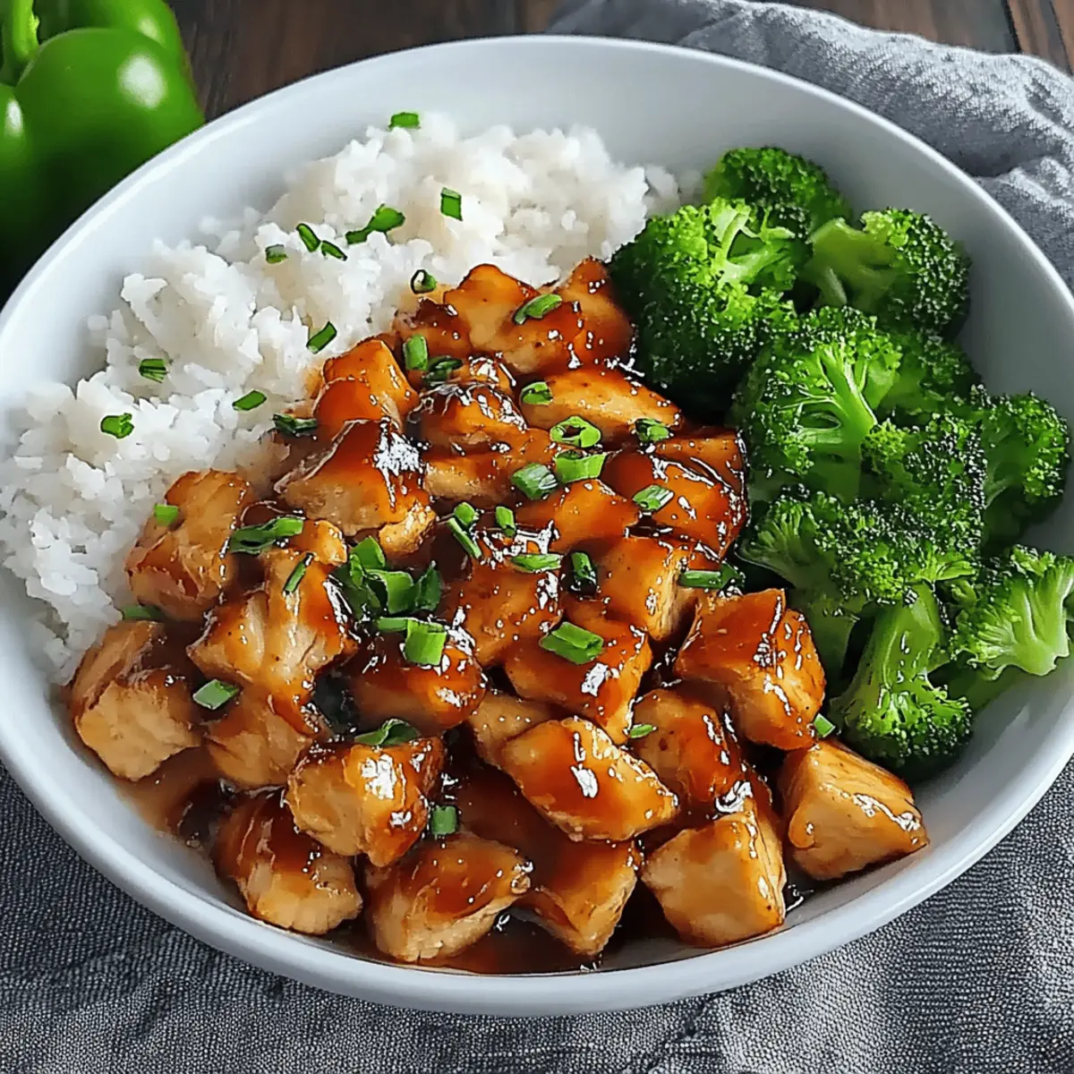 Teriyaki Chicken Rice Bowl