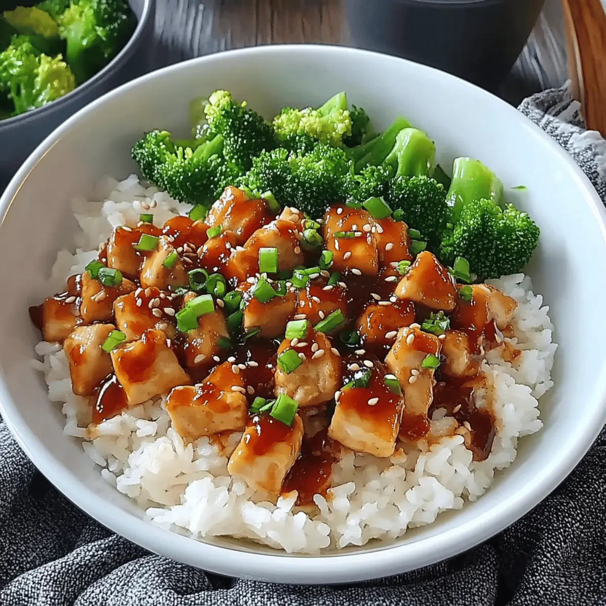Teriyaki Chicken Rice Bowl