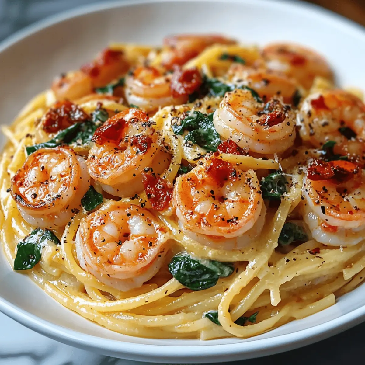 Tuscan Shrimp Pasta
