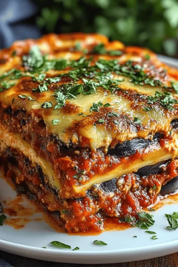 Vegetarian Eggplant Lasagna