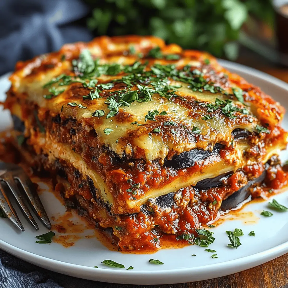Vegetarian Eggplant Lasagna