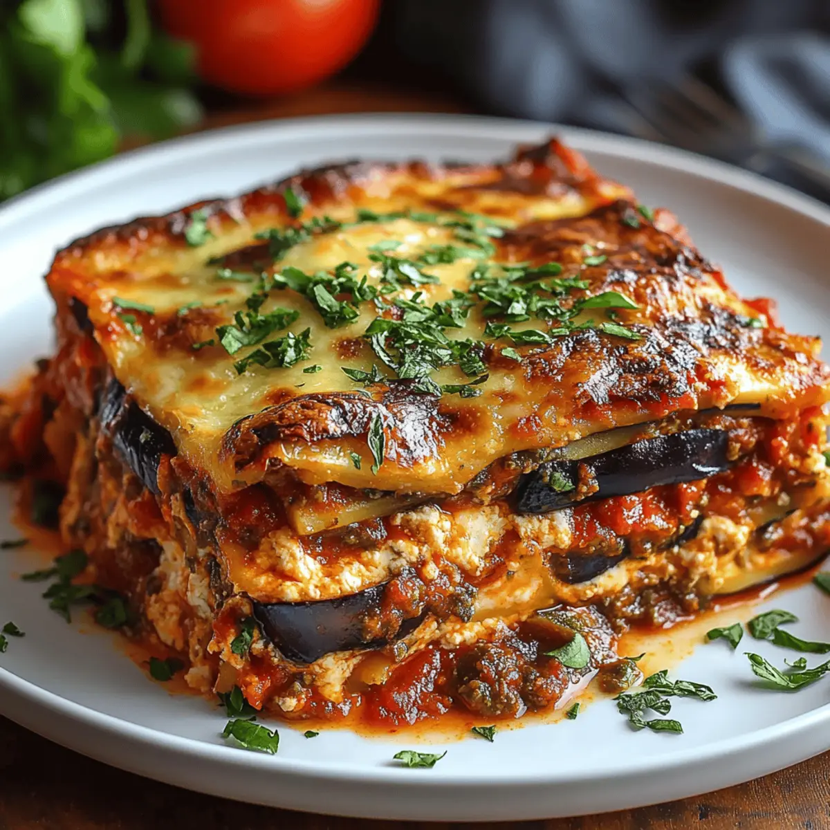 Vegetarian Eggplant Lasagna
