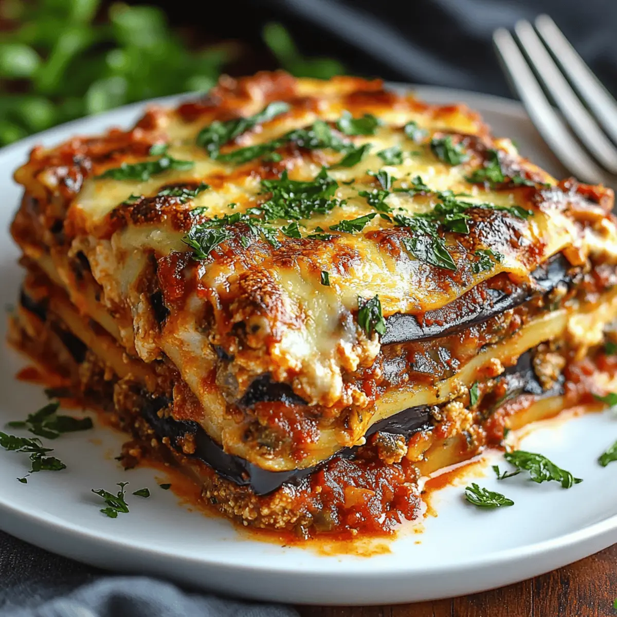 Vegetarian Eggplant Lasagna