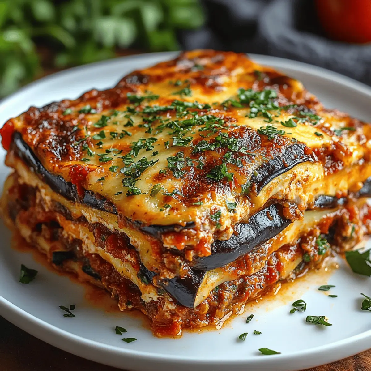 Vegetarian Eggplant Lasagna