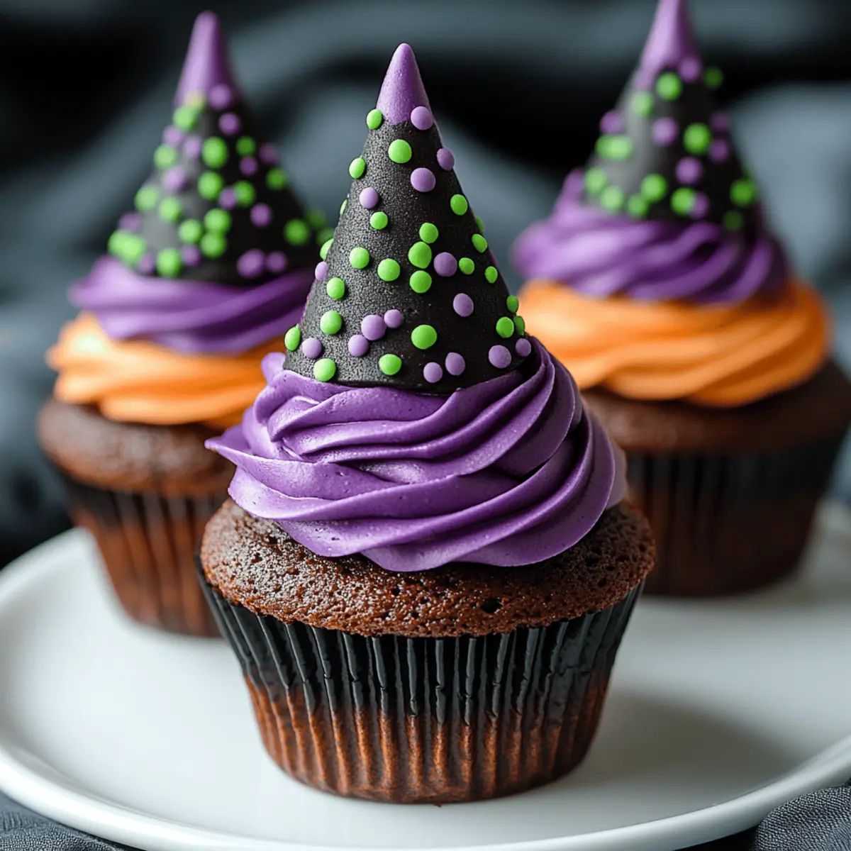 Witch Hat Cupcakes