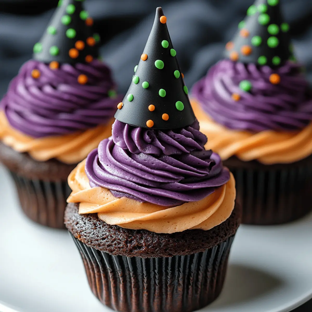 Witch Hat Cupcakes