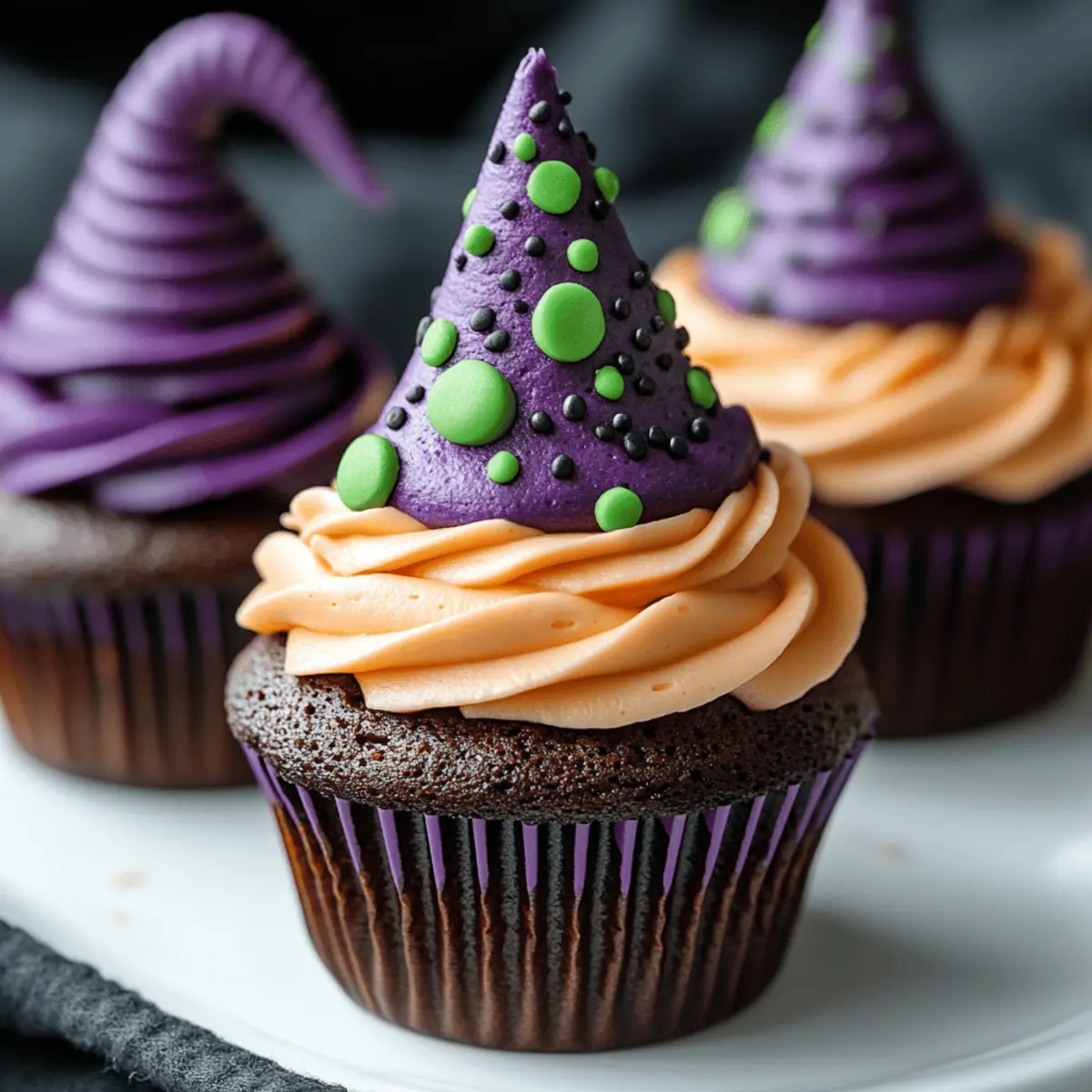 Witch Hat Cupcakes