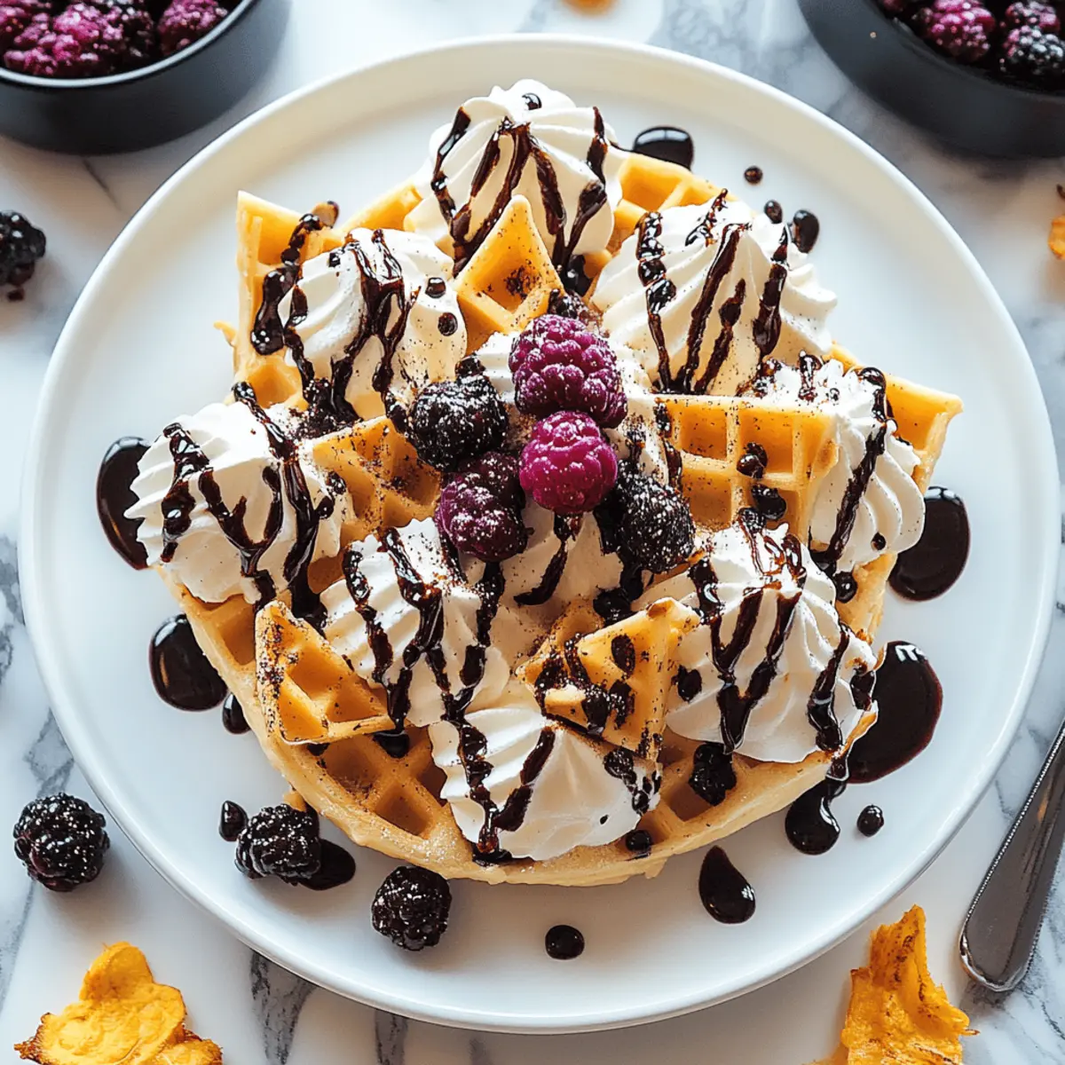 Witch Hat Waffles