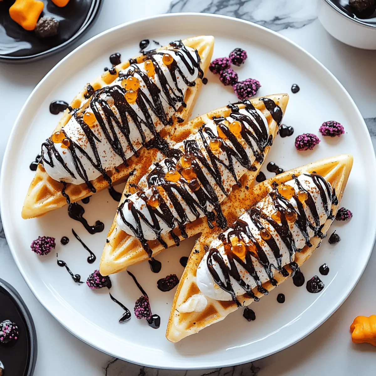Witch Hat Waffles