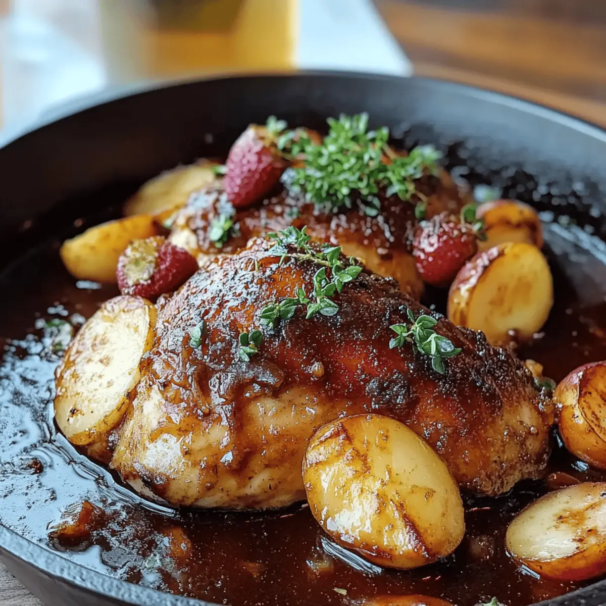 Apple Cider Glazed Chicken
