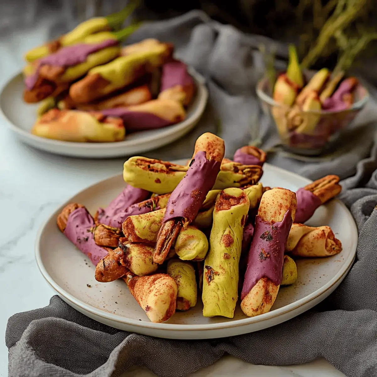 Creepy Witch Finger Cookies