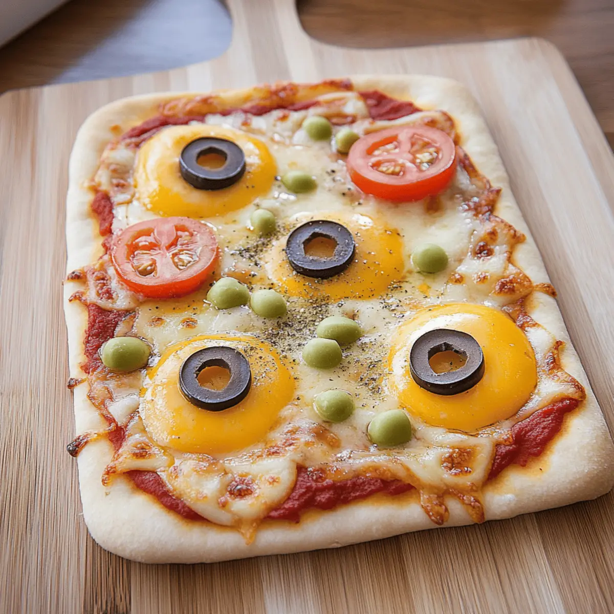 Monster Face Pizza