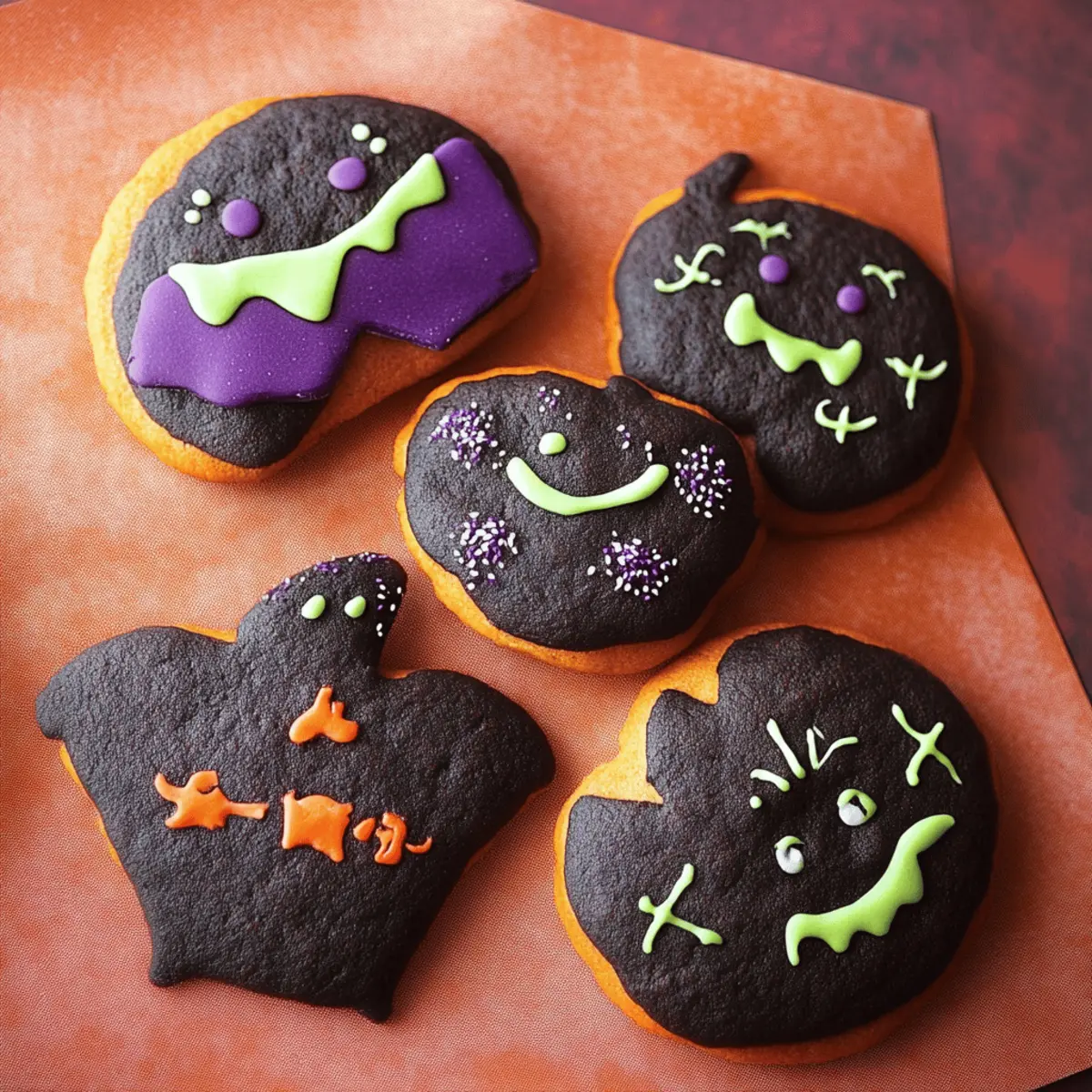Halloween Decorated Cookies