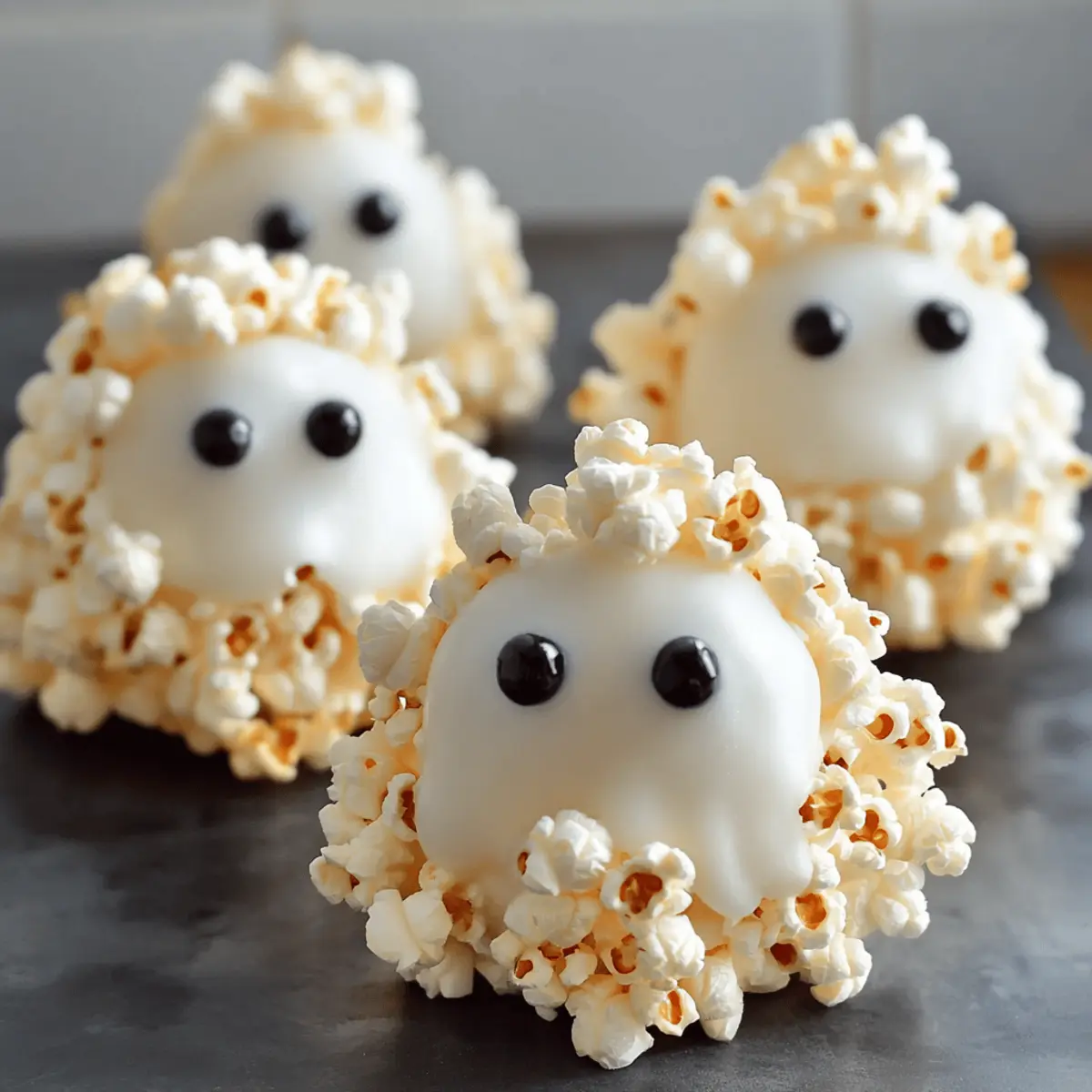 Ghost Popcorn Balls