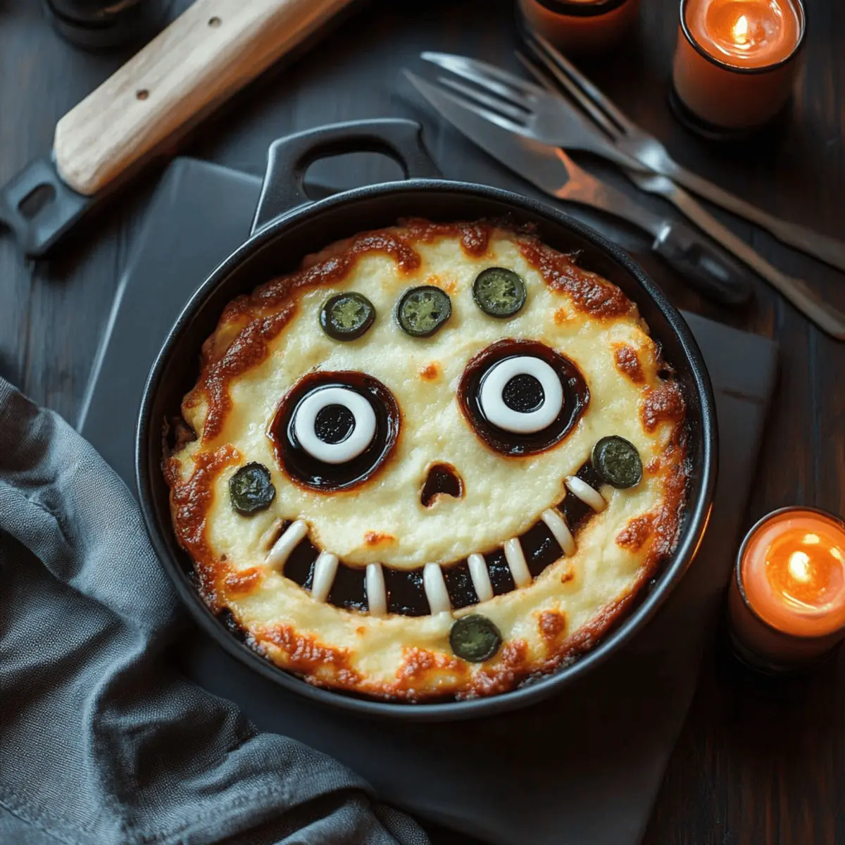 Monster Mash Pizza Dip
