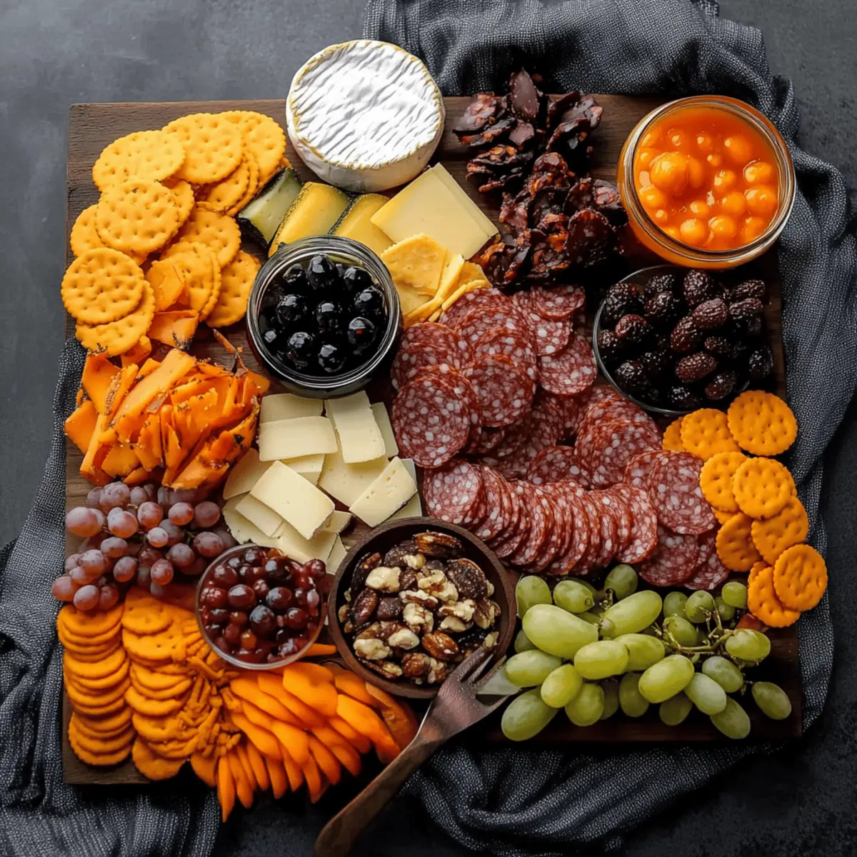 Halloween Cheese Board