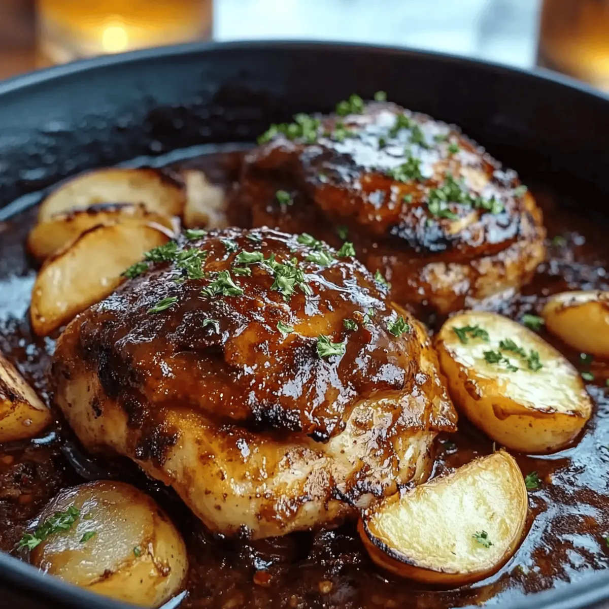 Apple Cider Glazed Chicken