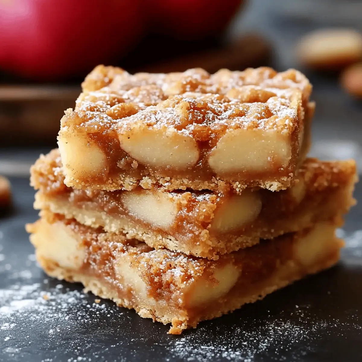 Apple Snickerdoodle Bars