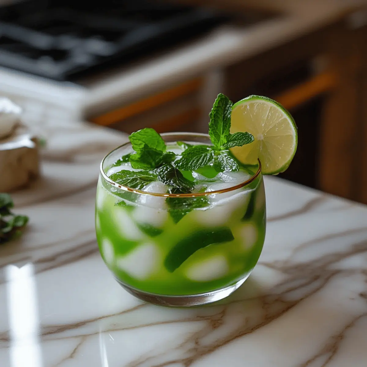 Goblin Green Punch Mocktail