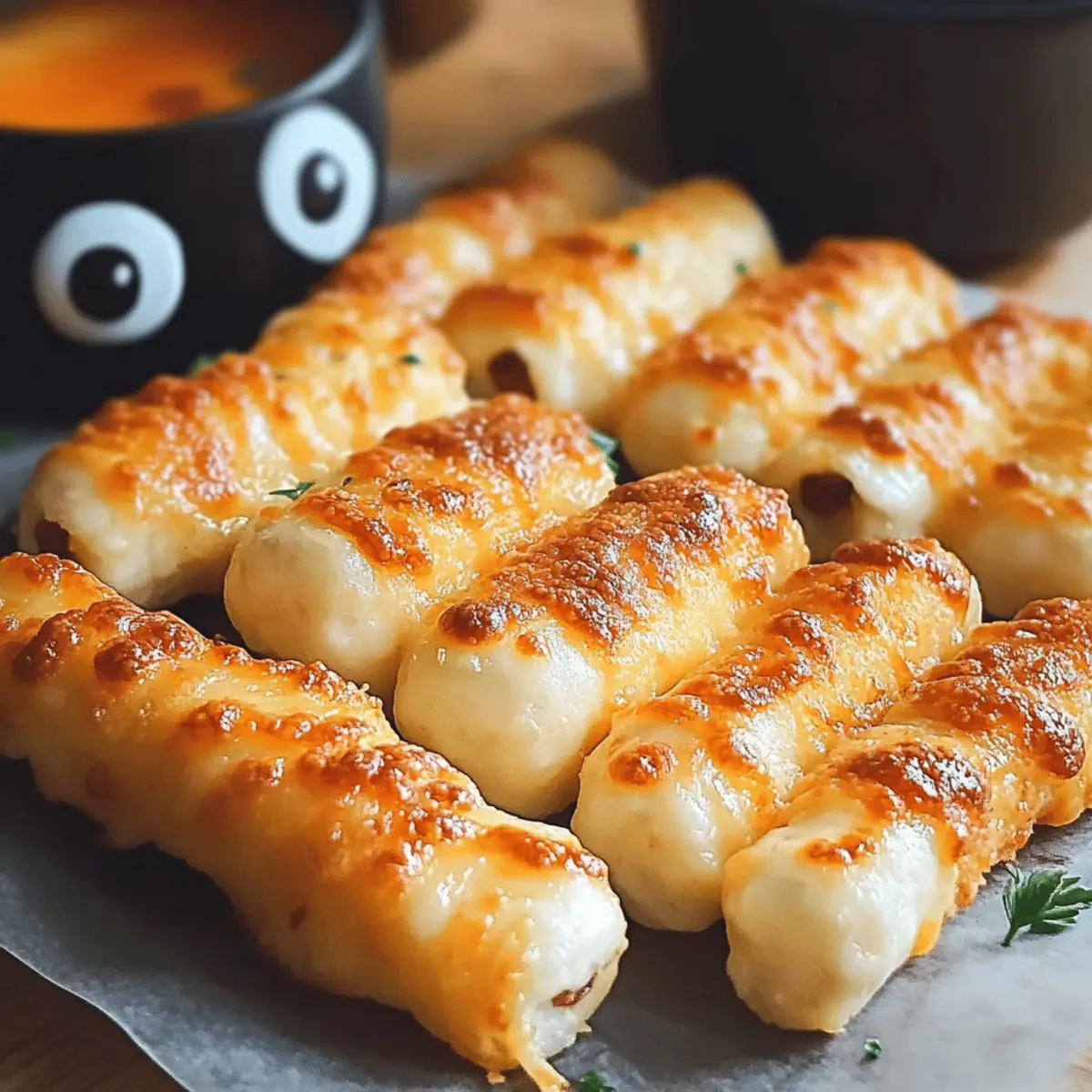 Mummy Mozzarella Sticks