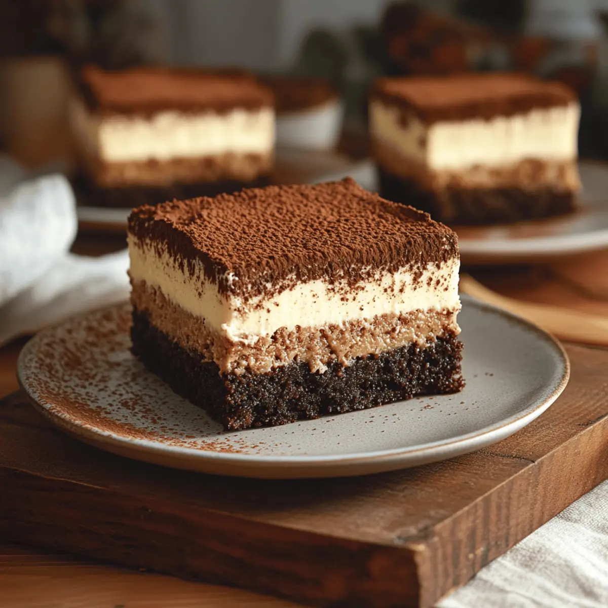 Tiramisu Brownies