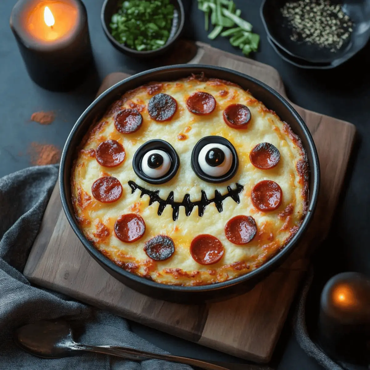 Monster Mash Pizza Dip