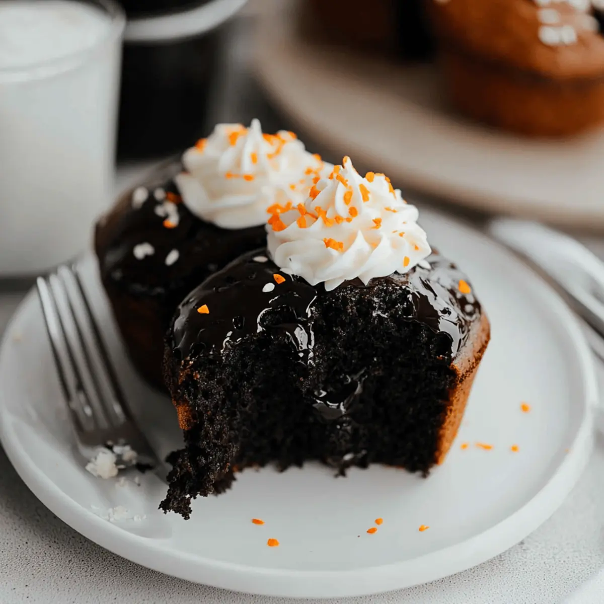 Black Velvet Cupcakes