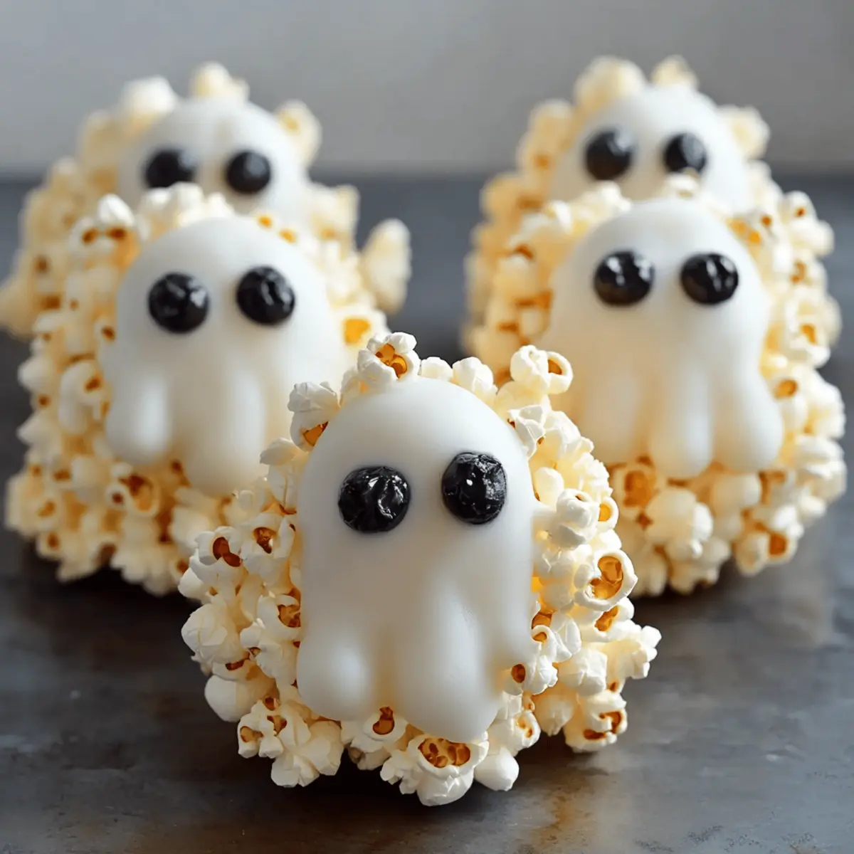 Ghost Popcorn Balls