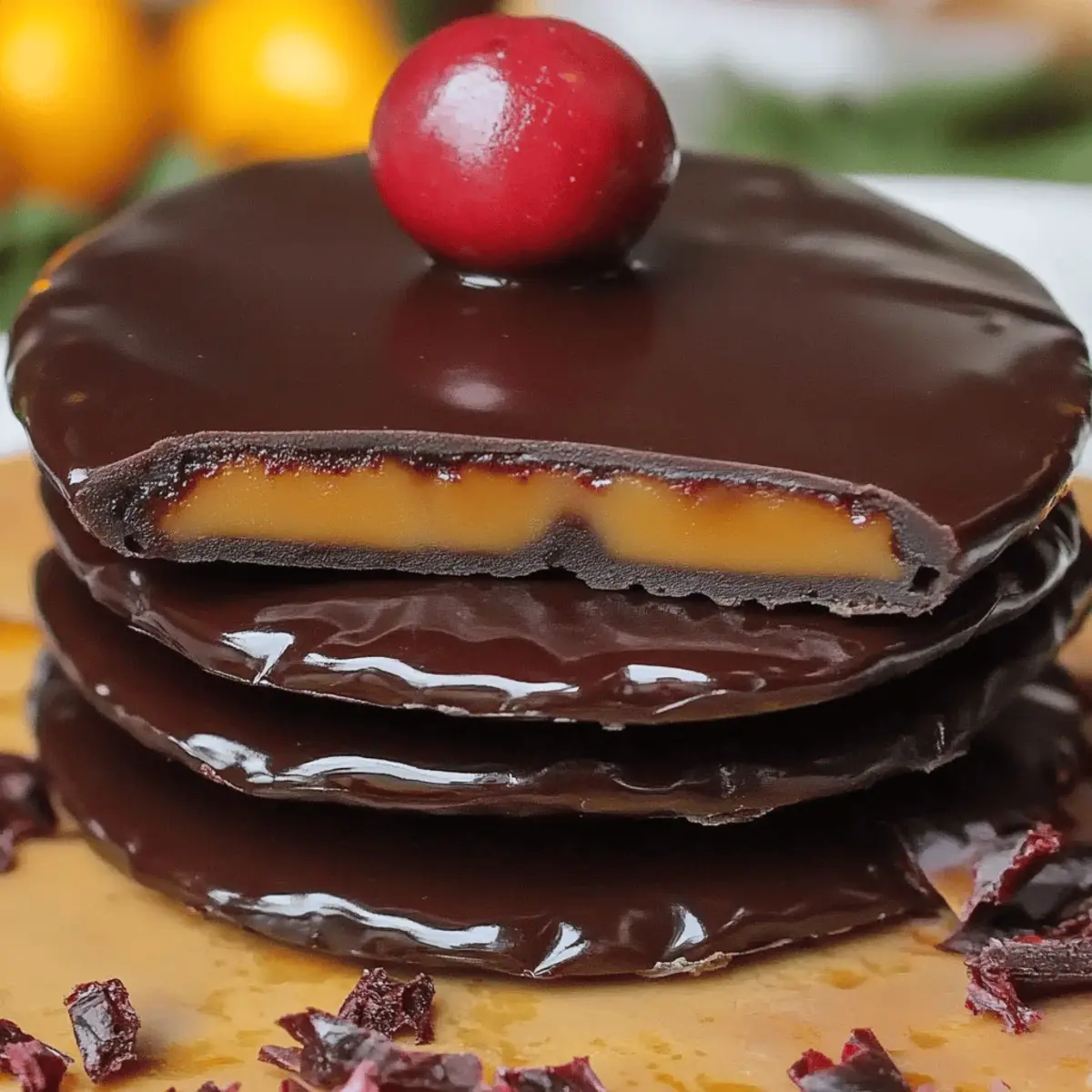 Chocolate Covered Cranberry Sauce