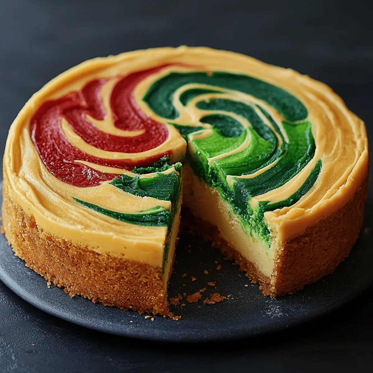 Hogwarts Houses Butterbeer Swirl Cheesecake