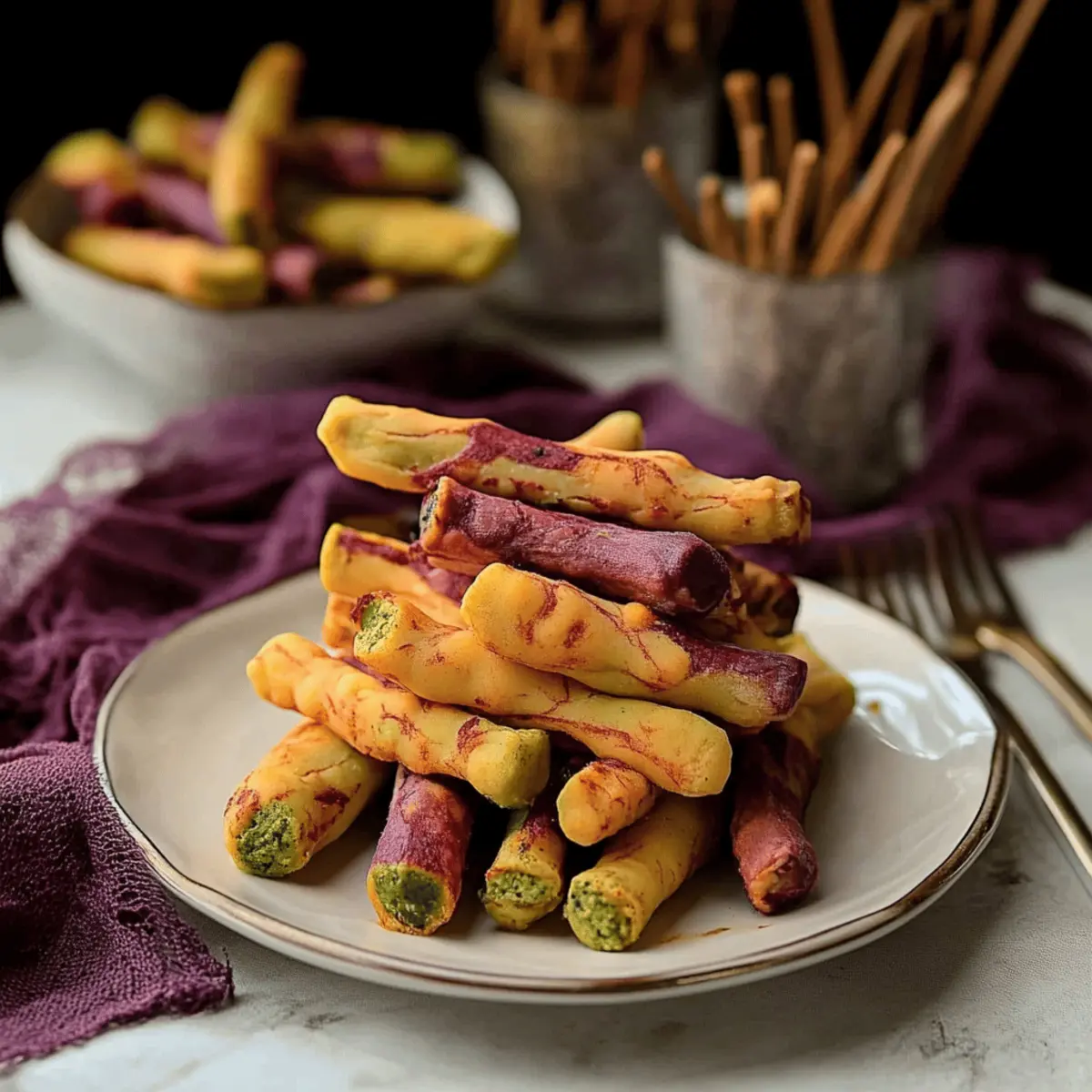 Creepy Witch Finger Cookies