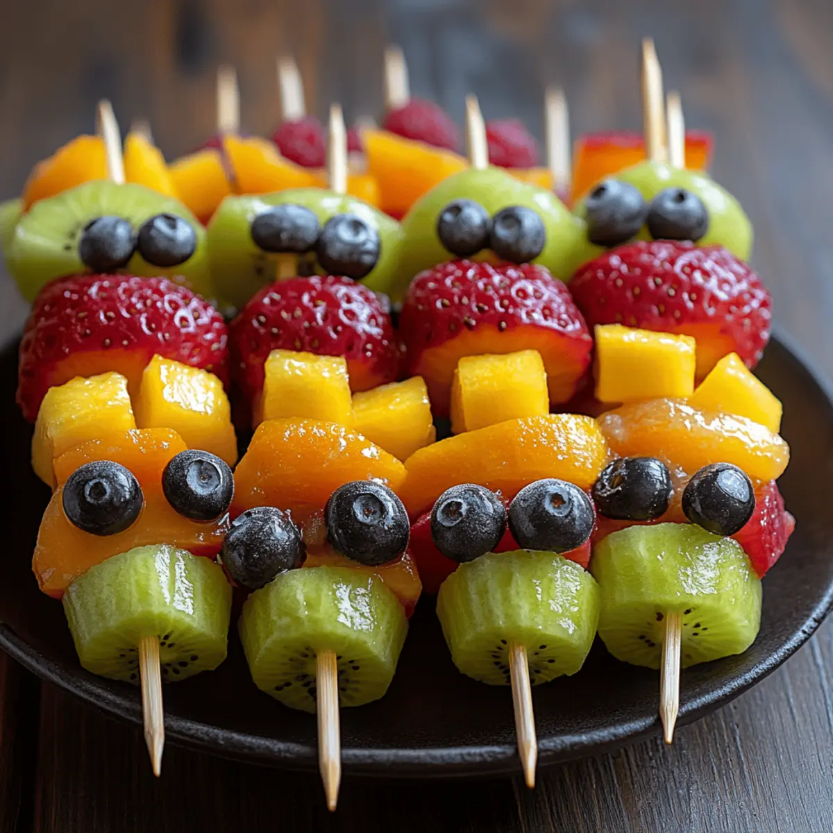 Monster Fruit Skewers