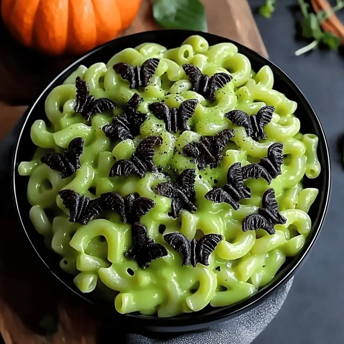 Halloween Monster Mac and Cheese