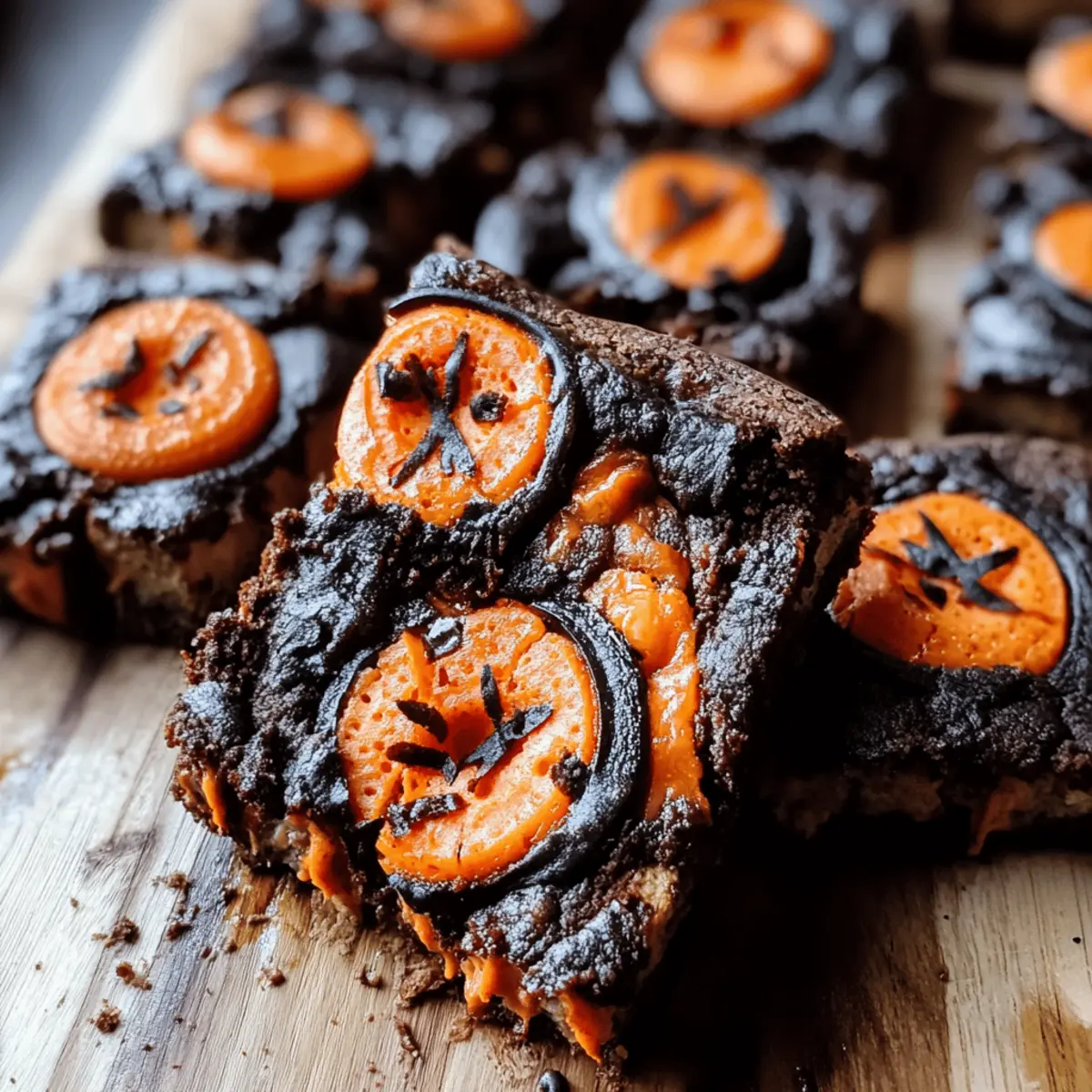 Halloween Oreo Cookie Boo Brownies