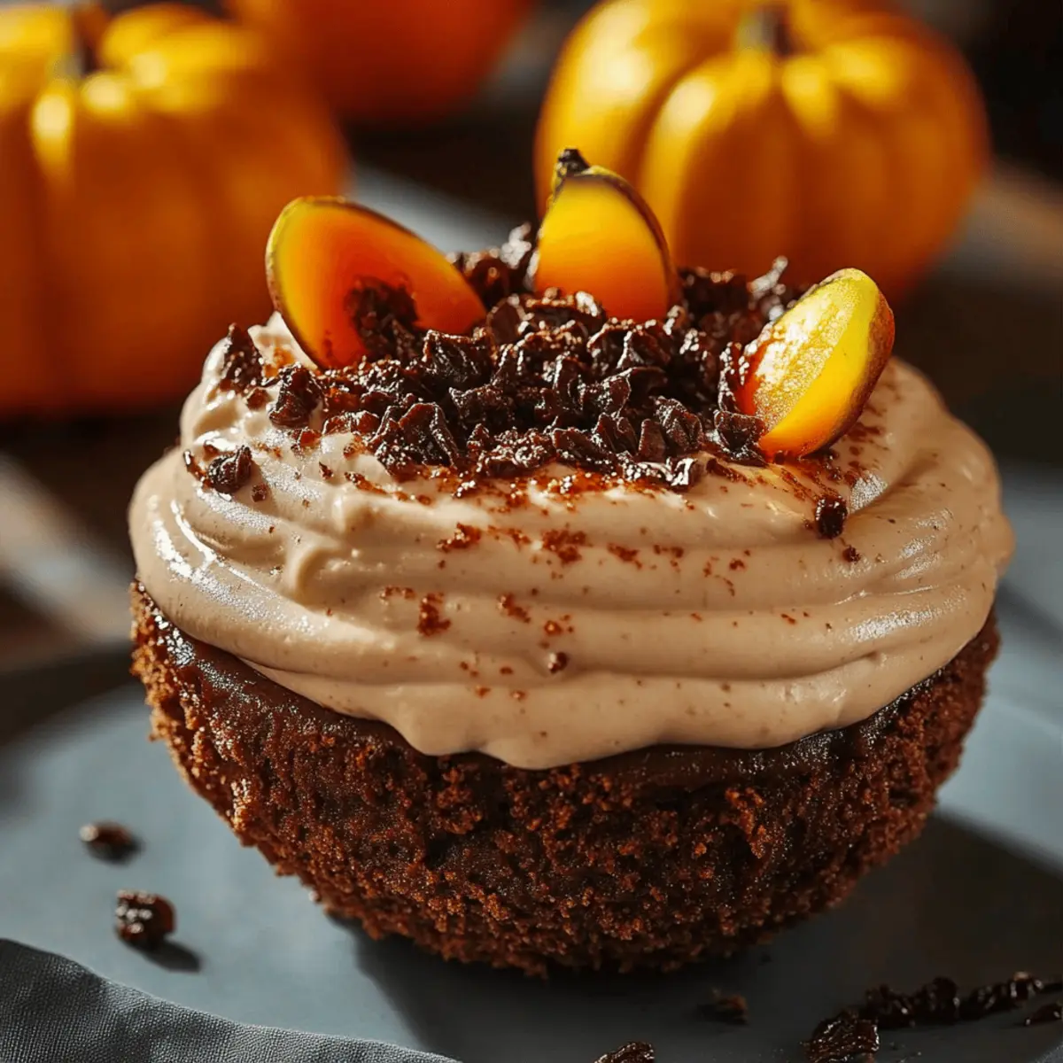 Pumpkin Cheesecake Dip with Crumbled Dirt