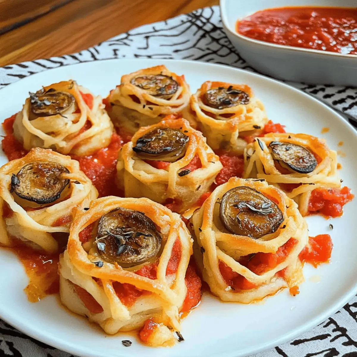 Halloween Mummy Meatballs