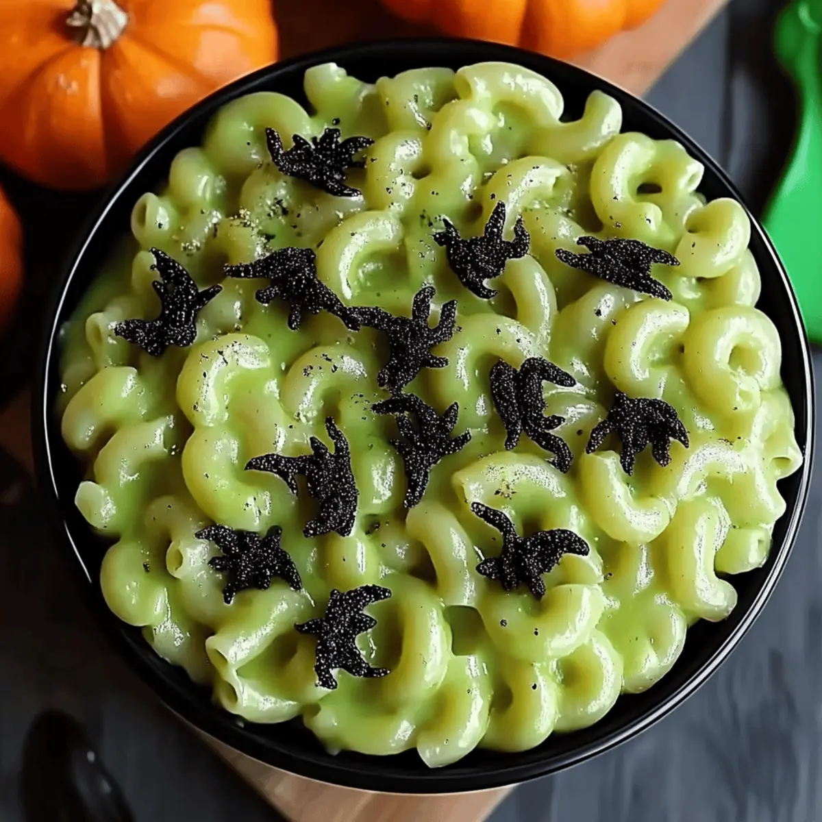 Halloween Monster Mac and Cheese
