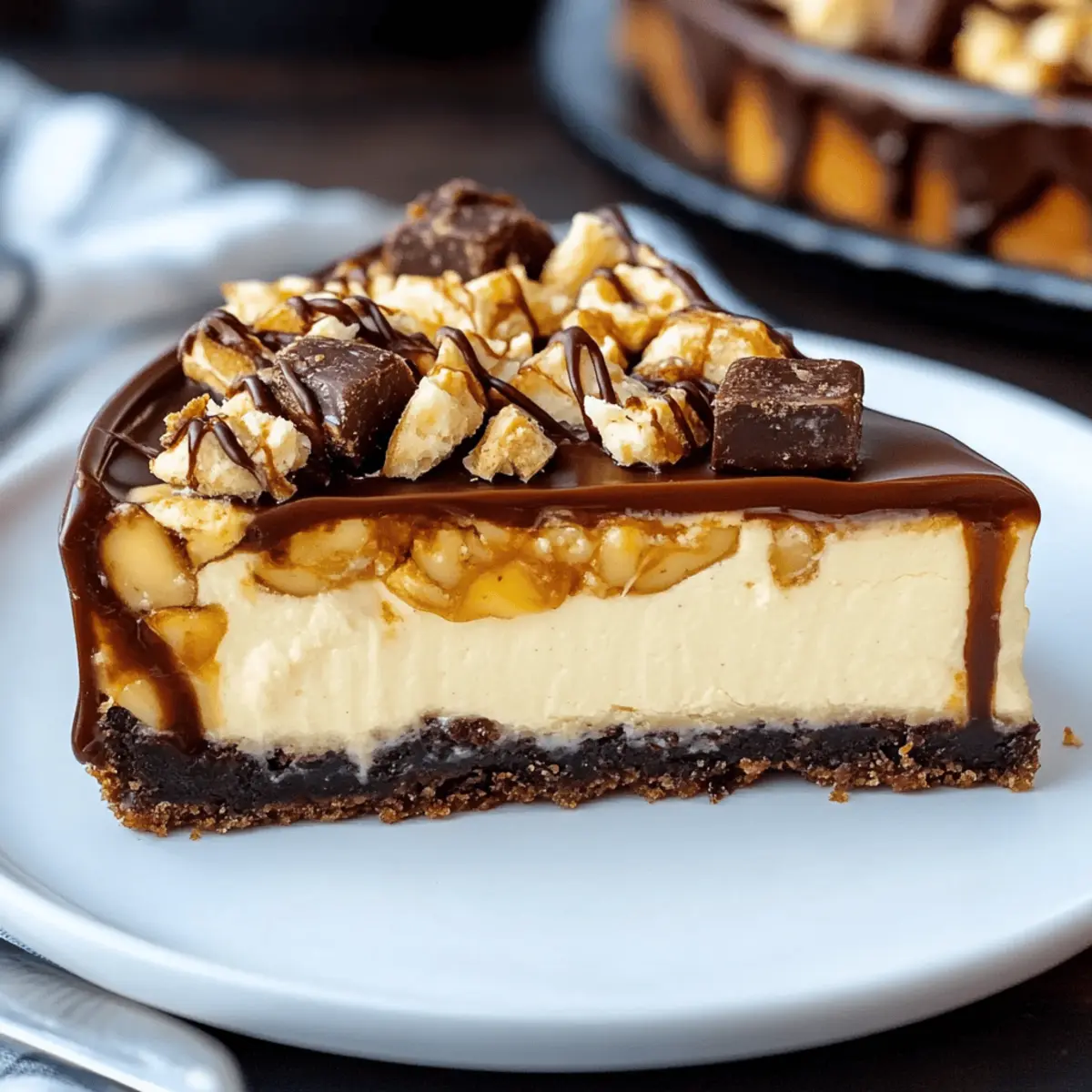 Snickers Cheesecake