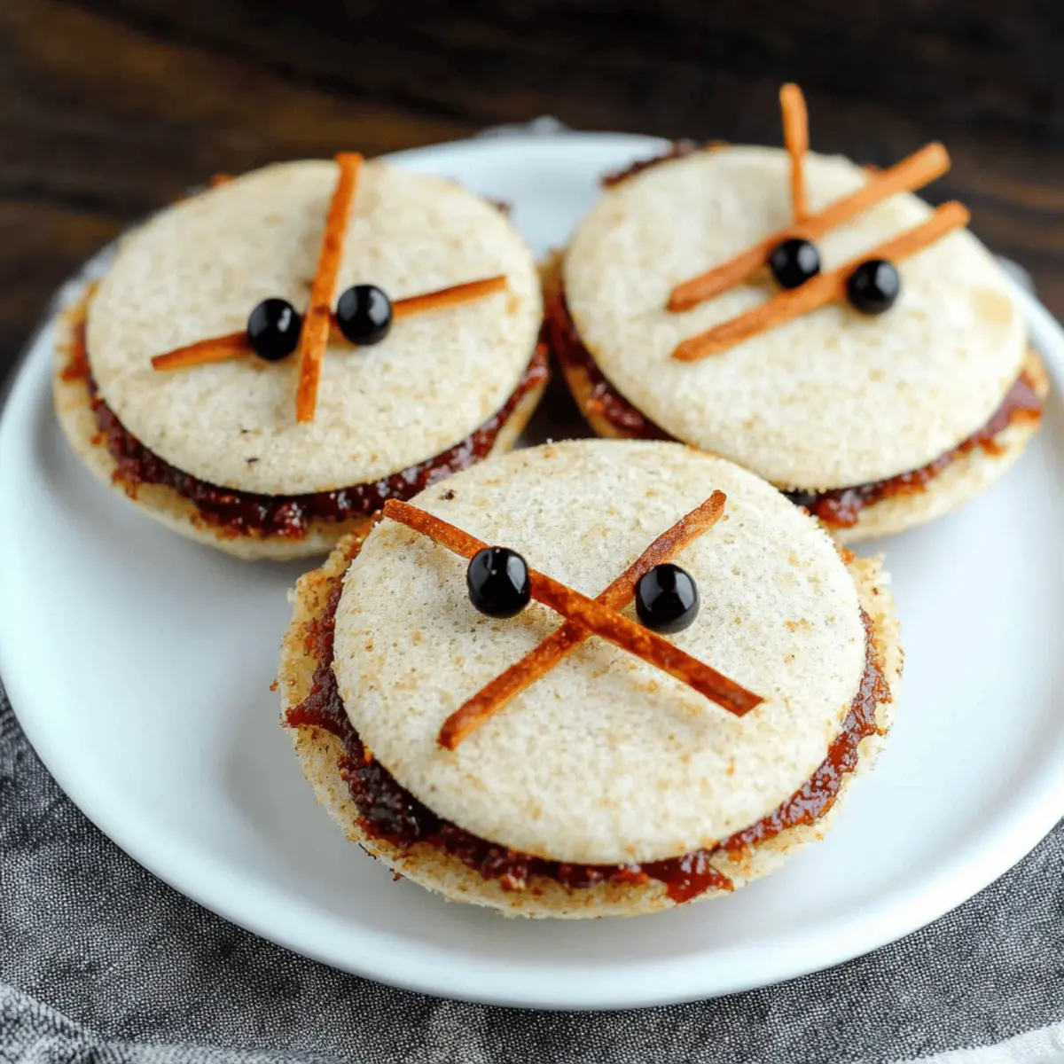 Spooky Spider Sandwiches