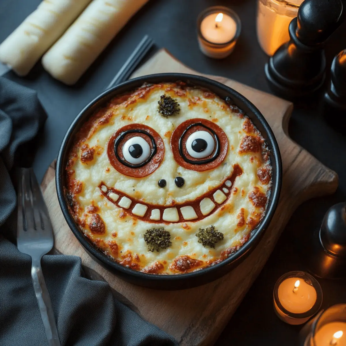 Monster Mash Pizza Dip