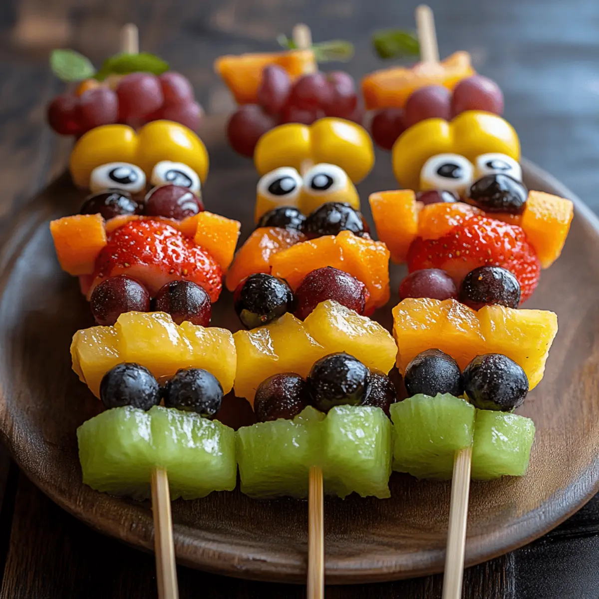Monster Fruit Skewers