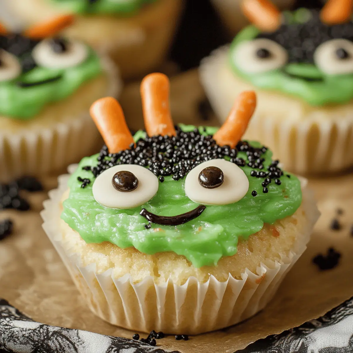 Monster Cupcakes